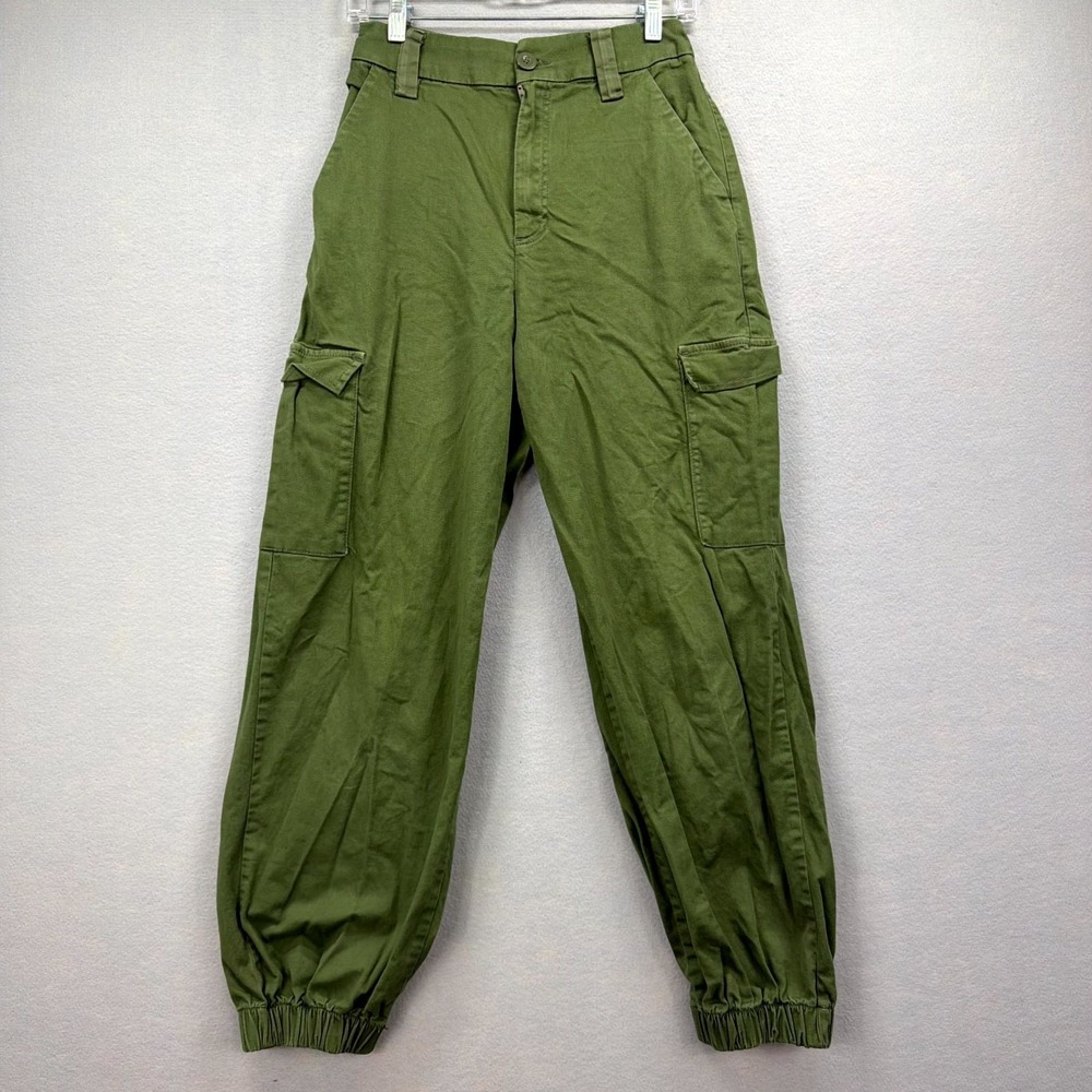 BDG Urban Outfitters Cargo Jogger‎ Pants Womens Medium 26x29* Green Paratrooper